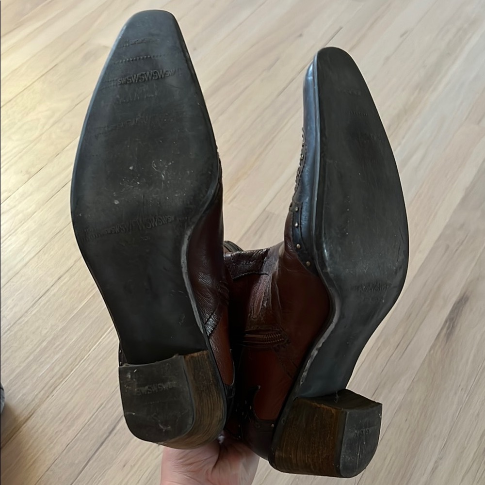 Stuart Weitzman Brown Ankle Boots - Picture 6 of 6